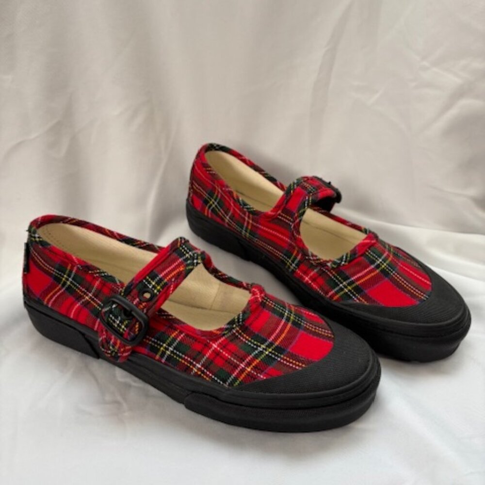 Vans Mary Jane red plaid 8